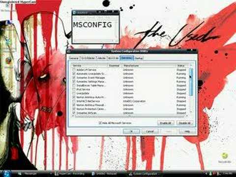Speed up computer by disabling some services