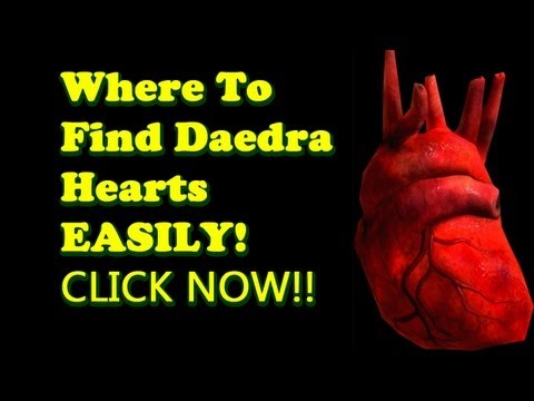 how to find daedra hearts in skyrim