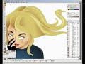 Rendering a spacegirl in Illustrator