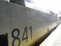 Amtrak P40 #841 on Danbury Shuttle at Norwalk, CT