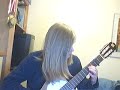 The Sick Tune by John Dowland, played on classic guitar