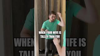 When Your Wife Is Taller Than You | Drew Lynch | #shortking #standup #sketch #comedy #shorts by Drew Lynch