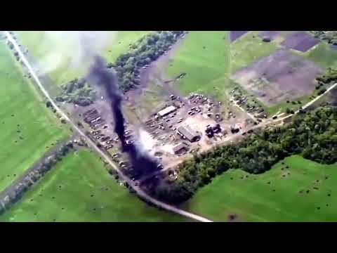 Ukraińska artyleria niszczy miejsce postoju dużej jednostki rosyjskiego sprzętu