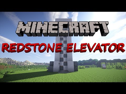 how to build a minecraft elevator