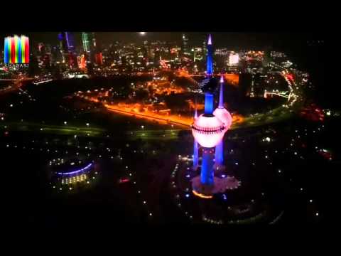 Kuwait Towers Lighting Show 2015