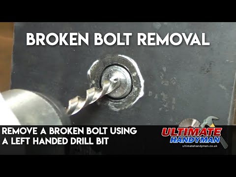how to remove snapped bolt