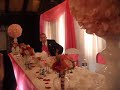 Frappier Wedding. Bride sings to Groom