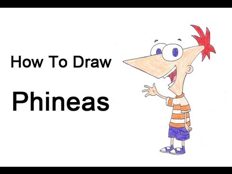 how to draw phineas