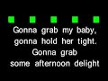 Afternoon Delight as by Starland Vocal Band KARAOKE VERSION