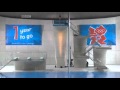 London 2012: One Year to Go - Tom Daley's first dive in Aquatics Centre