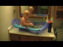Wyatt likes to splash
