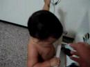 Cabecinha Jr. aprendendo a andar