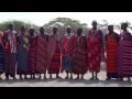 A maasai village in the Amboseli National Park ...