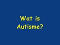 ik leg, door middel van vragen, uit wat autisme precies is.