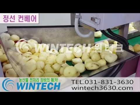 Potato peeler equipment line