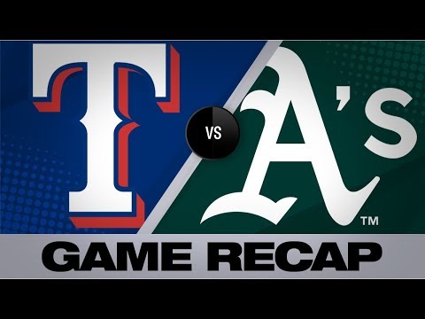 Video: Hot hitting leads the A's to a 12-3 win | Rangers-A's Game Highlights 9/21/19