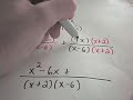Adding and Subtracting Rational Expressions