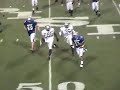 Cole with a nice stiff-arm at the end of the run.