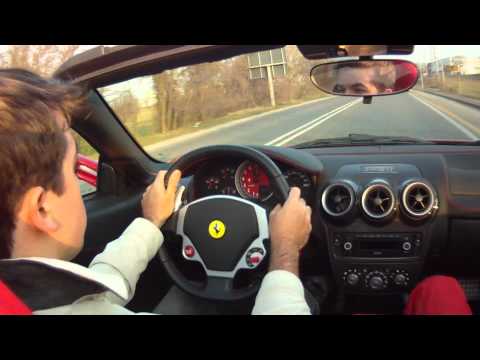 maranello - Dirigindo uma F430 Spider nas ruas apertadas de Maranello - Warm Up.