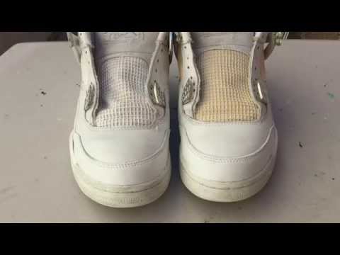how to whiten jordan shoes