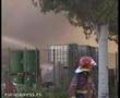 videos de Arde una fábrica de tintas en Barcelona