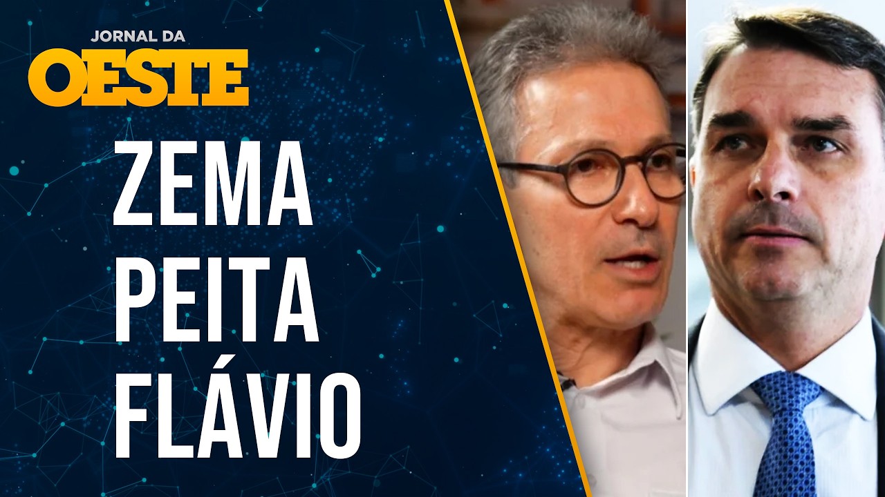 'Flávio Bolsonaro cobrar dinheiro de Vorcaro é imperdoável', diz Zema após áudio vazado