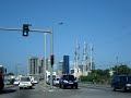 Driving through Port of Spain Driving through Port of Spain