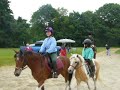 a hunt family returning from doing the pace course