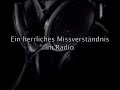 Lustiges Radio Missverständniss - PIN Lustiges Radio Missverständniss - PIN