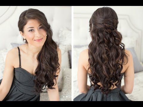 hairstyle - This is the perfect hairstyle for Valentine's Day. It is very romantic and feminine. For this tutorial I've used: Luxy Hair Extensions - Mocha Brown - 1C ( h...