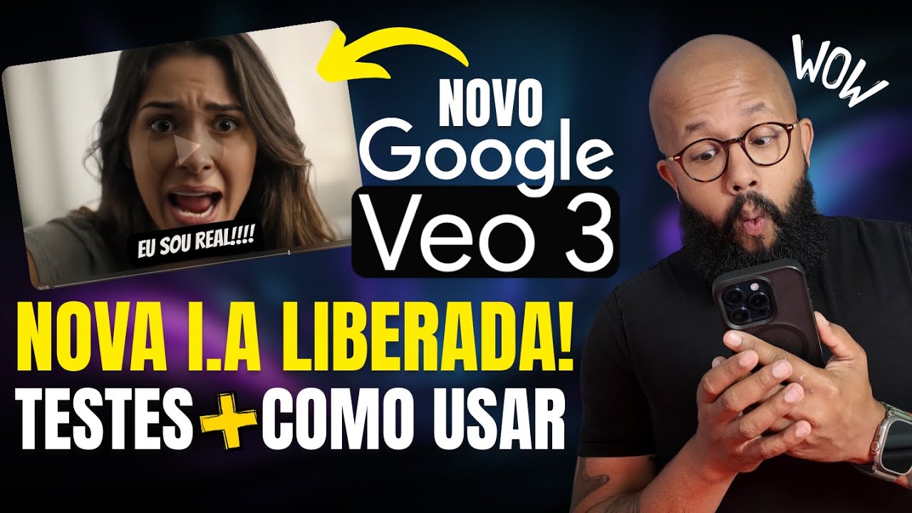 LIBERADO: Novo VEO 3 no Brasil – TESTES Surreais e Como Usar (IA Google)