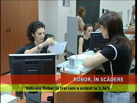 Indicele ROBOR, în scădere