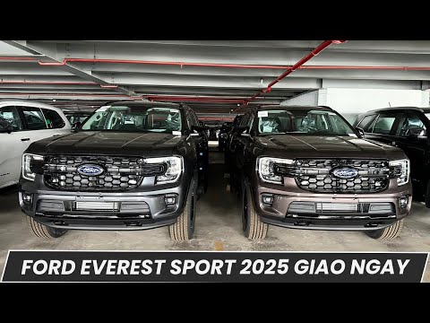 CHI TIẾT FORD EVEREST SPORT 2025 GIAO NGAY |SUV 7 CHỖ THỂ THAO NAM TÍNH