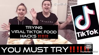 WE TESTED VIRAL TIKTOK FOOD HACKS 