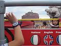 ローマ二階建てバスからの眺め