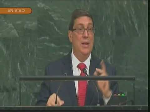 Intervención del canciller cubano, Bruno Rodríguez, en 72 Asamblea General de Naciones Uni