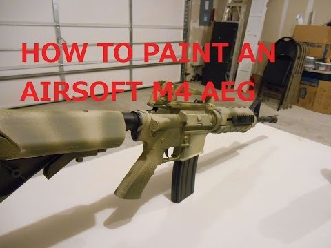 how to paint a m-4