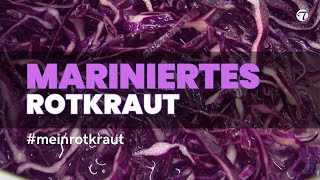 Mariniertes Rotkraut mit Beerengrütze