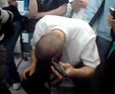 Crawley - Hambling Gets The Head Shaved