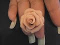Polymer clay rose