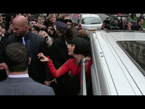 EXCLUSIVE – All red Lady Gaga leaves the Bristol Hotel in Paris EXCLUSIVE – All red Lady Gaga leaves the Bristol Hotel in Paris
