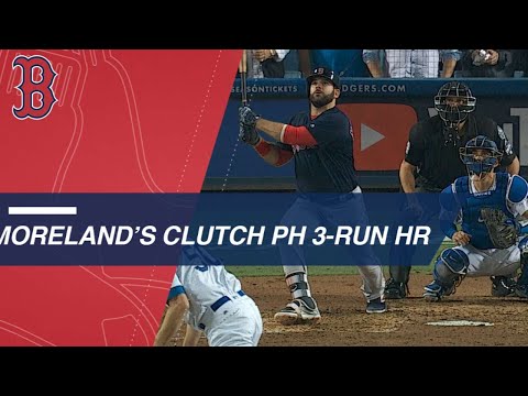Video: Moreland hammers a pinch-hit three-run jack in Game 4
