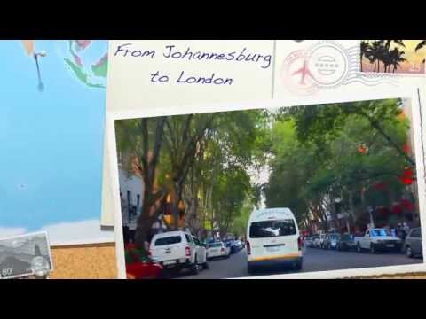 My trip from Johannesburg  SOUTH AFRICA) to London ( ENGLAND) 2013          STREET CORNER FILMS