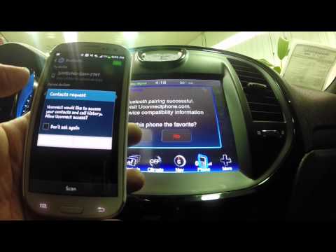 how to set up uconnect chrysler sebring