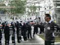 Protester rants at riot-police Protester rants at riot-police