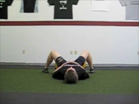 Hockey Training Lying Hip Internal Rotation Mobilization