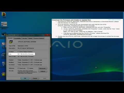 how to update sony blu ray player
