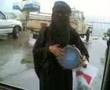 نقاب بالدربكة