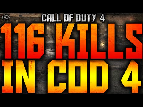 COD 4: 116 Kills w/ M16 on