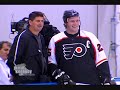 jamie kennedy pranks keith primeau of a professional hockey team called the flyers into thinking his team must put up with a asshole dad in order to teach hi...